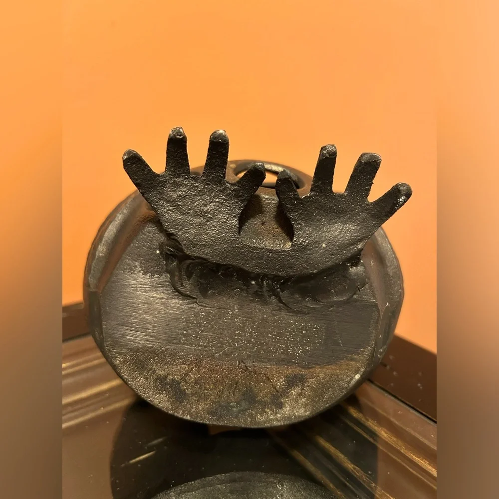 Vintage Cast-Iron Owl Lantern Candle Holder - Picture 5 of 6